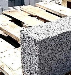 Керамзитобетонные блоки полнотелые - вариант 3