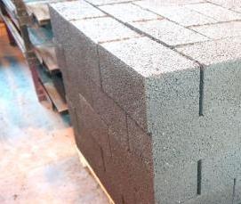 Керамзитобетонные блоки стандарт - модель 4