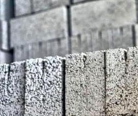 Керамзитобетонные блоки в кубе - модель 1