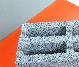 Керамзитобетонные блоки в кубе - модель 4