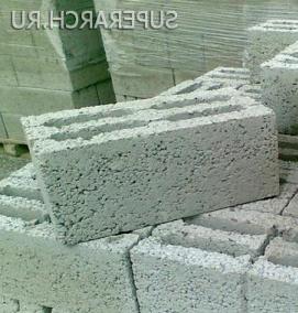 Керамзитобетонный блок вентиляционный - тип 1