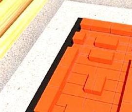 Кирпич без раствора - вариант 1