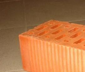 Кирпич двойной пустотелый - модель 3