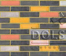 Кирпич фасадный облицовочный цветной - модель 4