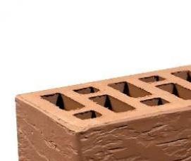 Кирпич полуторный коричневый - модель 1