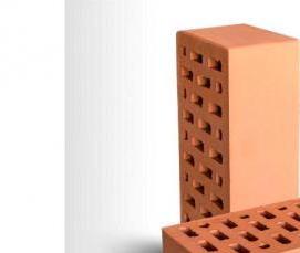 Кирпич силикатный полуторный пустотелый - модель 4