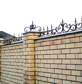 Кирпичный забор ПРЕМИУМ