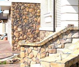 Кладка облицовочным камнем - модель 4