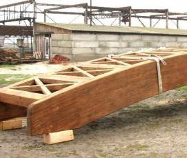 Клееные деревянные балки - модель 3