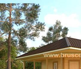 Клееный брус 100х150 мм - тип 2