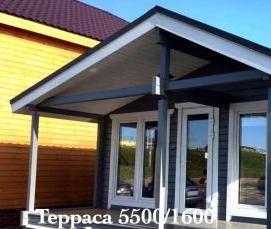 Клееный брус 240х240 мм - вариант 1