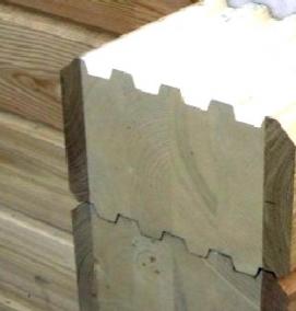 Клееный брус 400х400 мм - модель 2