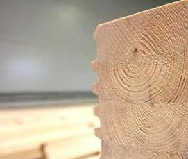 Клееный брус 50х100 мм - тип 2