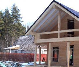 Клееный брус широкий - модель 1