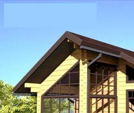 Клееный брус вертикальный - вариант 1