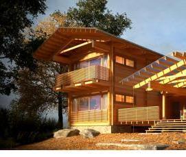 Клееный брус вертикальный - вариант 3