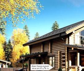 Клееный круглый брус - вариант 1