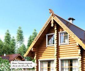 Клееный круглый брус - вариант 2