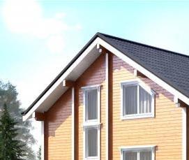 Клееный полый брус - тип 4