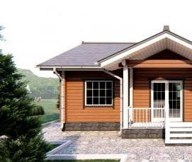 Клееный полый брус - тип 3