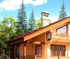 Клееный строительный брус - тип 1