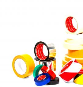 Клейкая лента красного цвета - вариант 3