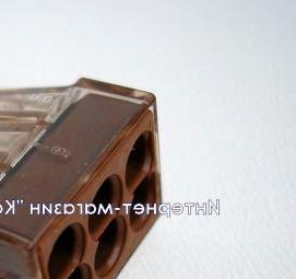 Клемма на 5 проводников - модель 3