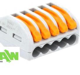 Клемма на 5 проводов - вариант 1