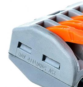 Клемма винтовая серая - вариант 1