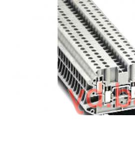 Клемма винтовая серая - вариант 4