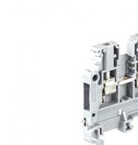 Клемма винтовая серая - вариант 3