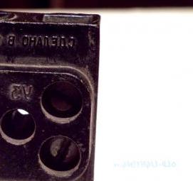 Клеммная колодка светильника - вариант 3