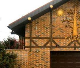 Клинкерный кирпич белый для внутренней отделки - вариант 4