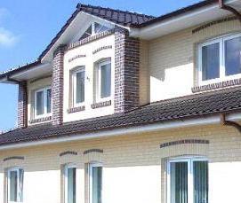 Клинкерный кирпич светлый - вариант 2