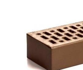 Клинкерный полнотелый кирпич - модель 4