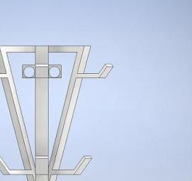 Ключница 3д модель - вариант 2