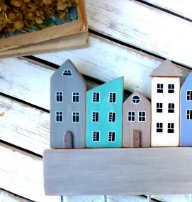 Ключница из дерева - модель 3