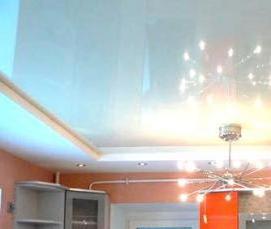 Комбинированные потолки под гипсокартон и натяжной - вариант 3