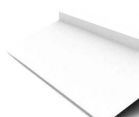 Конек кровельный оцинкованный 200х200х2000 мм - тип 1