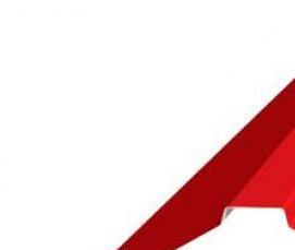 Конек кровельный оцинкованный 200х200х2000 мм - тип 2