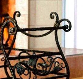 Кованая ключница на стену - вариант 1