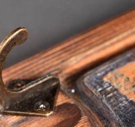 Кованая ключница на стену - вариант 4