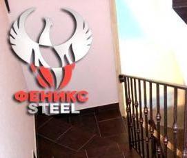 Кованные ограждения лестниц - вариант 1