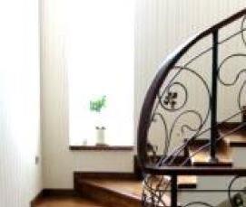 Кованные ограждения лестниц - вариант 3