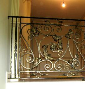 Кованые ограждения лестниц - вариант 2