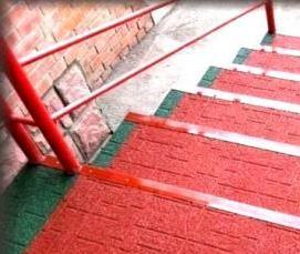 Кованые ступени для крыльца - вариант 1