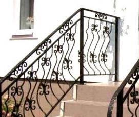 Кованые ступени для крыльца - вариант 2
