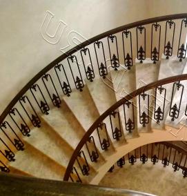 Кованые входные лестницы - тип 1