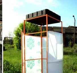 Кран для бака для летнего душа - вариант 3