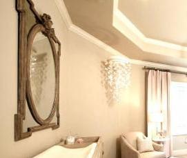 Красные подвесные потолки - модель 1